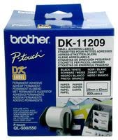 Dk11209 Brother Small Address Label 400 Labels Per
