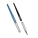 Ciscle Disc Stylus 2 Pack Precise Disc Styli with 4 Replacement Disc Tips for Capacitive Touch Screen Tablets, Phones, Samsung Galaxy Note/Tab and More (Black+Blue)