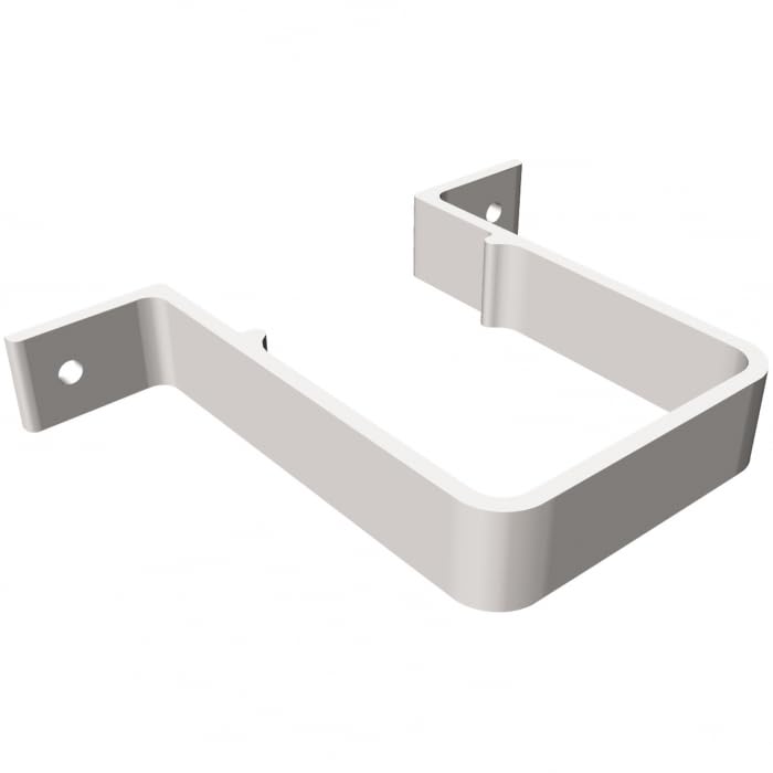 3 x FRS526W WHITESquare 65mm Downpipe Brackets Stand Off, Freeflow Rain Water Systems