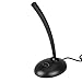 VAlinks Plug and Play USB Desktop Audio Microphone Elegant Arc Design Adjustable USB Mic for PC, Laptop and Mac, Applicable for Online Broadcasting, Online Meeting, MSN, Skype and More