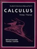 Calculus Student Solutions Manual, Finney, Ross, 0201513935