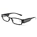 Danse Jupe Multi Strength Reading Glasses Nighttime Reader Glasses with Dual LED Lights Compact Full Frame Eyewear +1.50