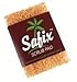Safix All Natural Coconut Coir Fiber Small Scrub Sponge- 3 Pack