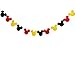 Threemart Colorful Party Supplies Yellow Black Red For Mickey Mouse Baby Shower Birthday Decorations Garland