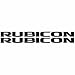 AlphaVinyl Jeep Wrangler Rubicon 10A Style replacement hood decal pair 2 color die cut decal made in the USA Multiple color options Fits all model jeep wranglers (Silver/Black)