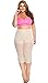 LT.ROSE 21993 Butt Lifter Capri Leggings Shapewear Fajas Colombianas Reductoras y Moldeadoras Beige 2XL