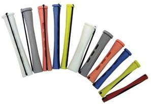 4 Dozen (48) Short Perm Rods - Blue (1/4")