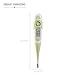 Mabis Digital Thermometer for Babies, Children and Adults for Oral, Rectal or Underarm Use Clinically Accurate Within 9 Seconds, Light Green