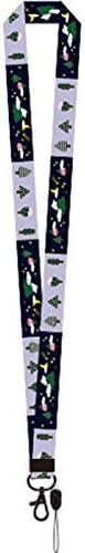 Lanyard Neck Strap with high Quality, Two-Sided Printing in Full Colour and Ideal for Mobile ID Badge Keys mp3 USB Holder.