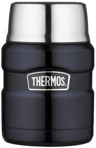 The Amazing Quality Thermos Stainless King™ Vacuum Insulated Food Jar - 16 oz. - Stainless Steel/Midnight Blue