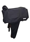 Tahoe Premium Heavy Duty Nylon Waterproof Western Saddle Cover With Six Elastic Holding Straps and Stirrup Covers – Fits Most Saddle Sizes and Types – Multiple Colors Available