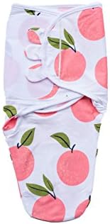 100% Organic Cotton Baby Adjustable Infant Swaddle Wrap - Captain Silly Pants: New Babies, Soft &amp; Breathable, Hypoallergenic For Sensitive Skin, Durable &amp; Eco-Friendly, Boys &amp; Girls, Peaches &amp; Cream