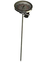 cooper atkins 2238 14 3 Bi Metal de acero inoxidable Tallo Prueba Termómetro con clip lente de vidrio, Nsf, 50 A 550 grados F Rango de temperatura