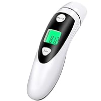 KONVINIT Medical Forehead Ear Thermometer Braun, Digital Infrared Thermometers with LCD Backlight and Fever Health Medical Alert,Suitable for Baby,Kids,Infant,Toddler and Adults, FDA and CE Approved