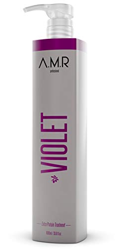 AMR Professional Smoothing Protein Purple – Extra Protein Treatment – Formol Free (1000 ml) (1 Litre (Pack of 1))
