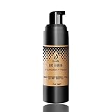 BaeBlu Organic Aloe-Based LUX Liquid Foundation, Natural Vegan Gluten-Free Made in USA, Toffee