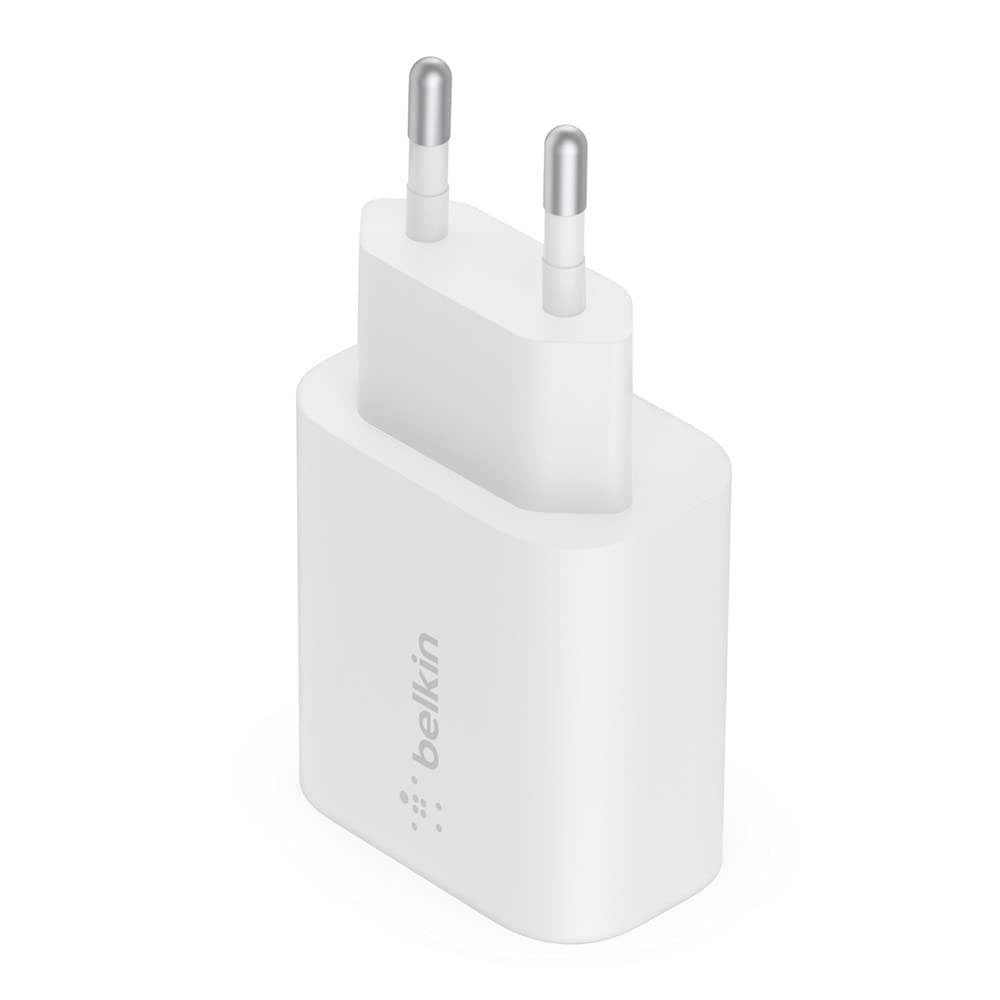 Belkin BoostCharge 25W Charger with PPS (USB-C Power Delivery, Fast Charger for iPhone, Samsung, Galaxy Tab, iPad and Other Devices)