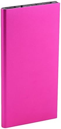 Ultra Slim High Capacity 20000mAh Dual USB Ports Portable External Power Bank Charger for iPhone 6 6s Plus 5s 5se Samsung Galaxy S7 S6 S5 HTC (Pink)