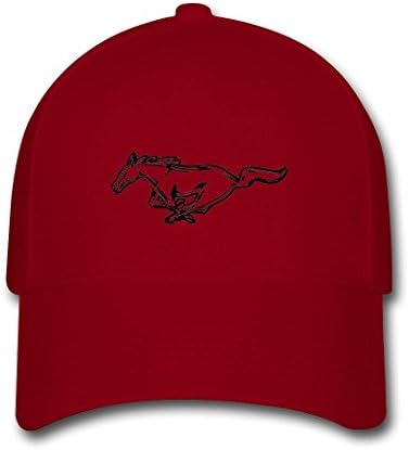 HOIUK Mustang Logo Nice Baseball Caps For Everyone Red caps