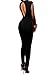 VamJump Women Burgundy Mesh Neck Sequin Long Sleeve Bodycon Rompers Clubwear