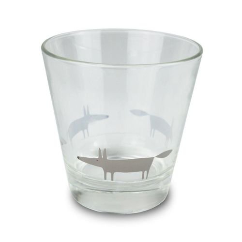 Scion Living - Keith Brymer Jones Collaboration Range - Mr Fox Glass Tumbler - Grey - (One Size)