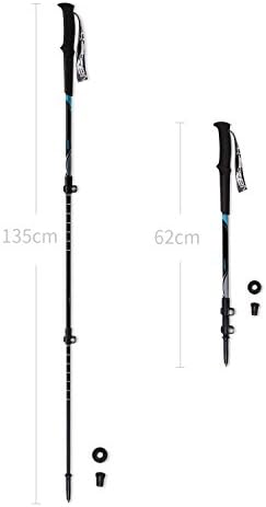 Zenph Ultralight Carbon Fiber Trekking Pole, Anti Shock Hiking/Walking/Trekking Trail Poles for Hiking, Camping, Mountaining, Backpacking [1 Pack]