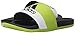 adidas Men's Adilette SC, Semi Solar Slime/Core Black/White, 12