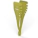 2 in 1 Bonke Tongs and Spatula - Perfect Salad, Fish, Spaghetti, Meat Steak Turner, Asparagus, Appetizer, Vegetable Tongs or Spatulas in Kitchen when Cooking - Flexible Nylon