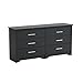 Black Coal Harbor 6 Drawer Dresser