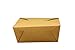 Take Out Containers Easy Fold & Close (Pack of 40) Box #4 Kraft Paper with Poly-coated Inside To-go Containers [110oz - 7.8” x 5.5” x 3.5”]