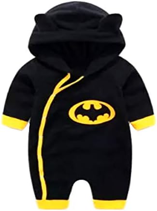 Baby Superhero Jumpsuit with Removable Cape