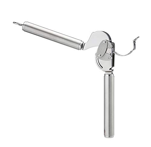 Rösle 12895 Stainless Steel Garlic & Ginger Press with Scraper for Effortless Mincing with Easy Cleanup, 13-inch