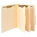Smead Classification File Folder, 2 Dividers, 2" Expansion, 2/5-Cut Tab, Letter Size, Manila, 10 per Box (14000)