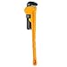 Tradespro 24 Inch Heavy-Duty Pipe Wrench, Adjustable Straight Pipe Plumper Wrench Yellow - 830924