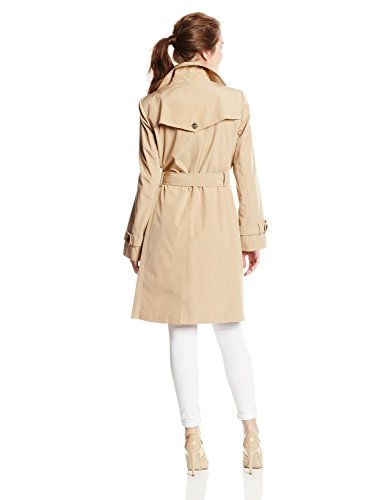 calvin klein women's belted trench coat