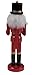 Clever Creations Red Drummer 10 Inch Traditional Wooden Nutcracker, Festive Christmas Décor for Shelves and Tables