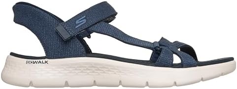 Donna Go Walk Flex Sandal Illuminate Slip-In ALLENATRICE, Navy Textile, 37 EU
