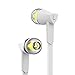 Earphones, Vomach Wired Headphones In Line Volume Control Crystal Sound Earbuds with Mic White
