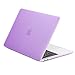 TOP CASE - Macbook Pro 13 WITHOUT Touch Bar (2017 & 2016 Release) 2 in 1, Rubberized Matte Hard Case Cover + Matching Color Keyboard Cover for MacBook Pro 13-inch A1708 without Touch Bar - Purple