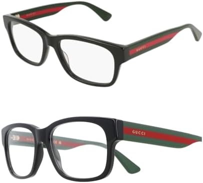Amazon.com: Gucci Octagonal Eyeglasses GG0396O 001 Gold/Black