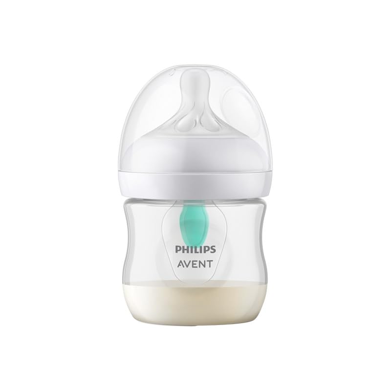 Philips Avent Biberón Natural Response: biberón de 125 ml con sistema AirFree, sin BPA, para recién nacidos a partir de 0 meses (modelo SCY670/01)