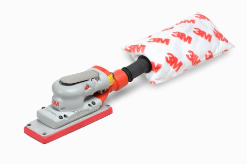 Click Here to See More Images 3M Orbital Sander - Elite Series 28529, Air-Powered, Self-Generated Vacuum, 2-3/4 x 7-3/4 Inch, 1/8