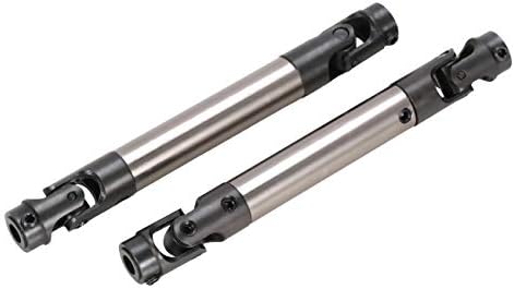 Fannty for AUSTARHOBBY AX50004 2Pcs Stainless Steel Drive Shaft Transmission 110-145MM For RC Rock Crawler D90 SCX10 Wraith Axial