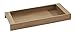 mDesign Wood Bamboo Tray Organizer for Closet Shelf and Bathroom - Watch, Cologne Bottle, and Jewelry Holder - Organizing Tray for Skincare, Towel, and Shaving Accessories, Echo Collection, Natural