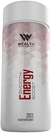 Smooth Energy Boost - L Theanine & Caffeine Pills Stack - Clean Enhanced Energy No Crash Jitters Focus Supplement - Nootropic Formula - Keto Diet Premium Cognitive Brain Enhancer Vegan Capsules