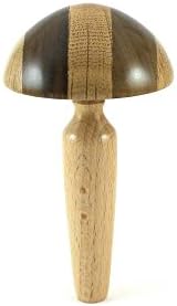 Sewing Mushroom made from Oak, Walnut & Beech - Sewing Bobbin - Woodturning - Hand turned on lathe - Darning egg