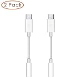 Maxonar USB-C to 3.5 mm Headphone Jack Adapter Compatible iPad Pro 2018 2019 11'' 12.9 inch 2 Pack