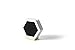 RBT Geometric Coaster Set with Stand (White)