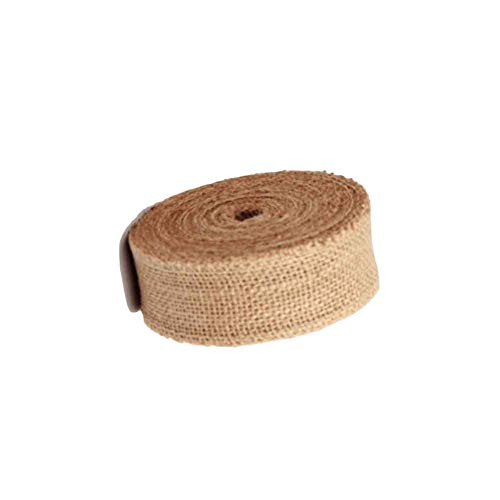 AAYU 3-Pack Burlap Ribbon 90' in Total | 1 1/2" x 10 Yards | Natural Jute | Total 30 Yards