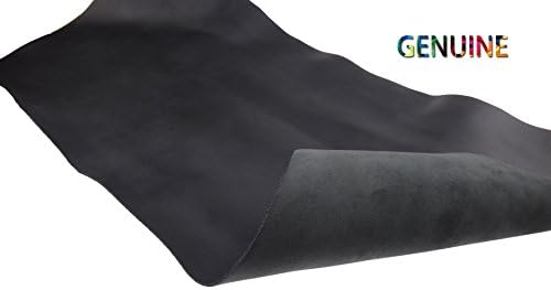 Genuine Cowhide Genuine Cow Leather Genuine Leather Hides Cow Skin Various Colors And Sizes Tooling Leather Shapes Leathercraft Accessories Supplies Leathercraft (black, 1X2 (FOOT))